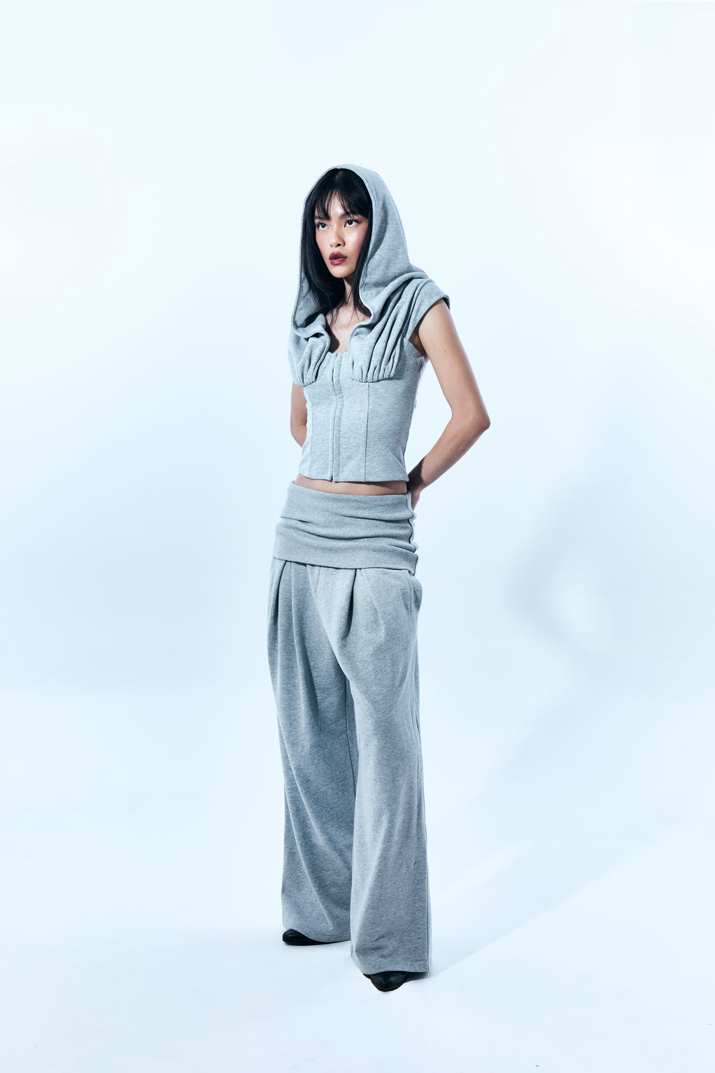 Hooded Corset Top