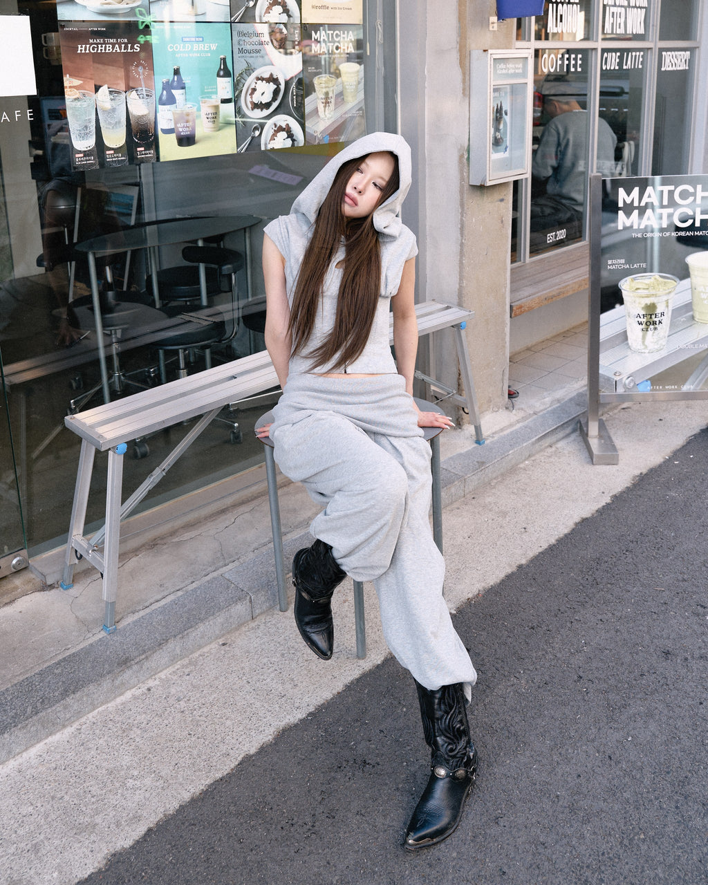 Foldover Pleated Pant